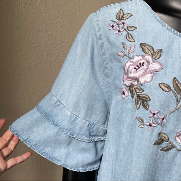 Boho embroidered top size XL - Picture 4 of 11